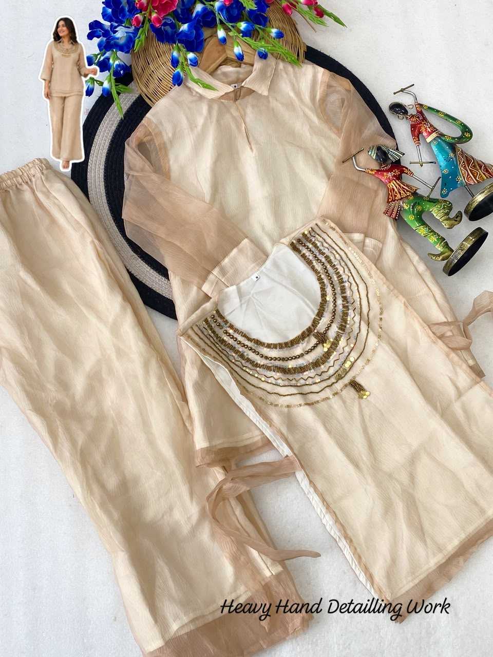 Tissue Silk Ladies Suit