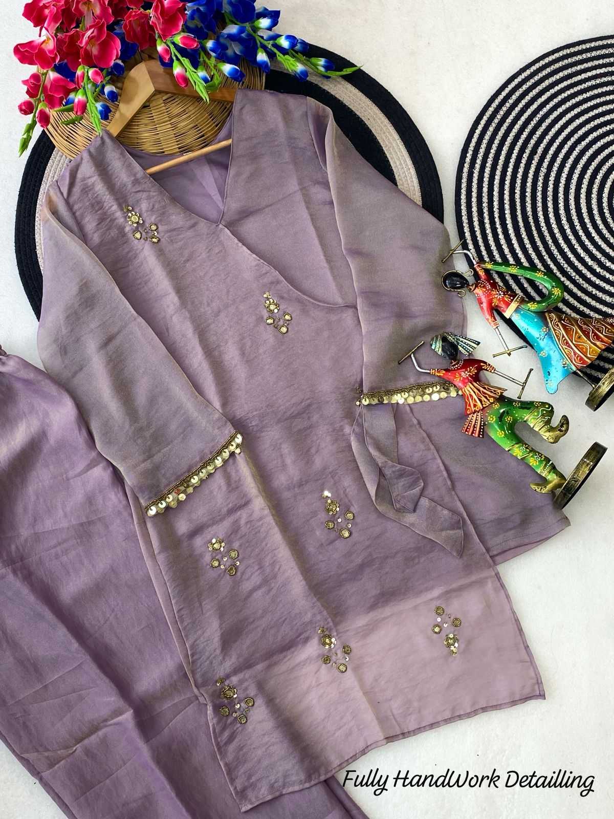 Dull Moss Festive Kurti