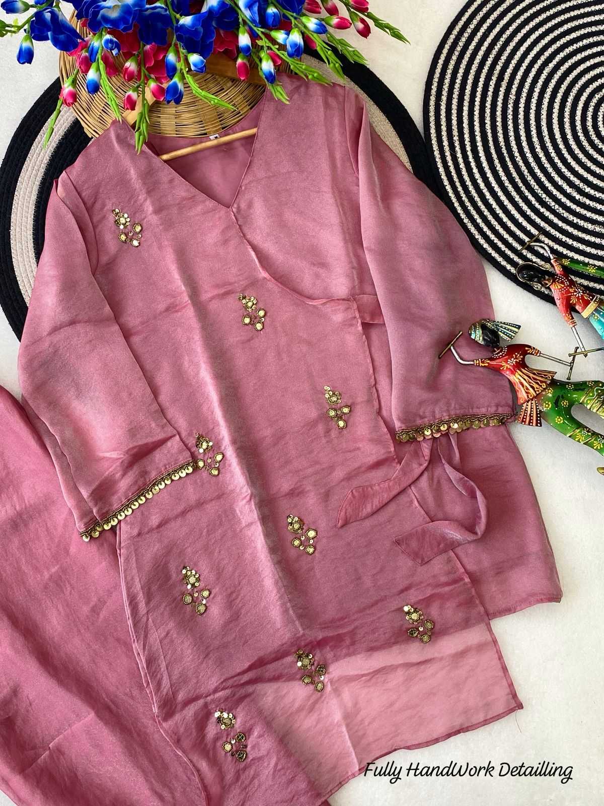 Dull Moss Festive Kurti