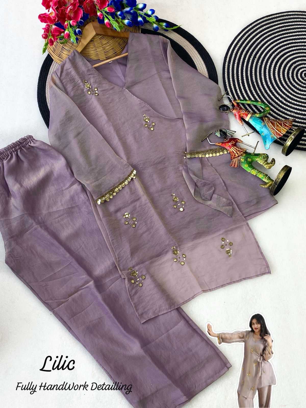 Dull Moss Festive Kurti