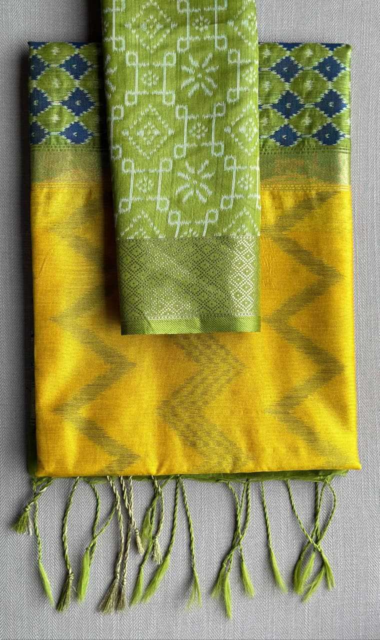 Tussar Silk Leheriya Saree