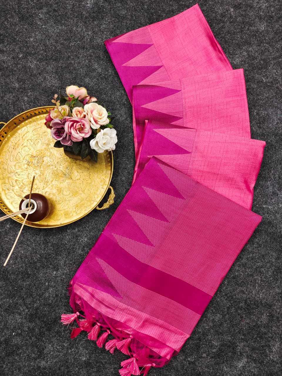 Soft Silk Designer Saree in Black