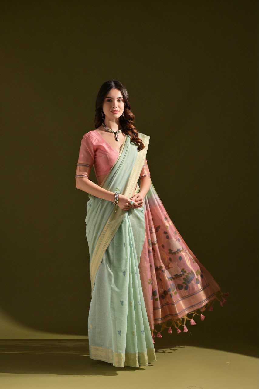 Soft Cotton Fancy Saree