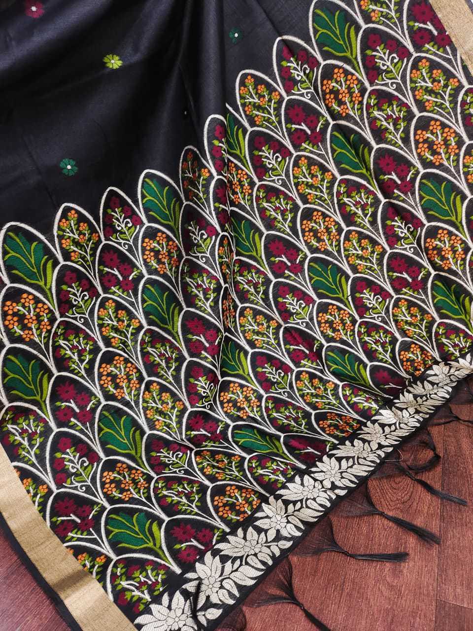 Handloom Silk Designer Saree in Pink