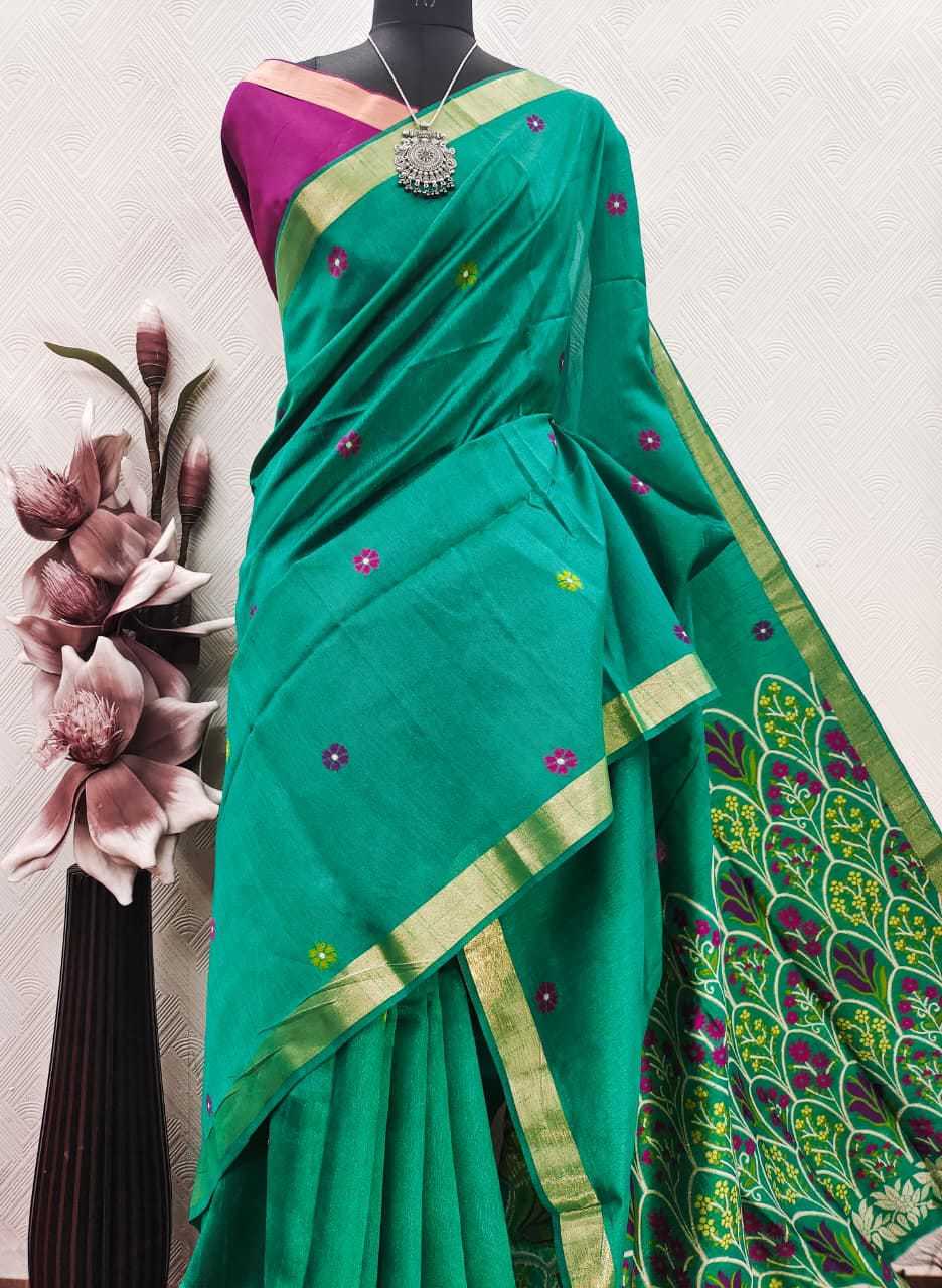 Handloom Silk Designer Saree in Pink