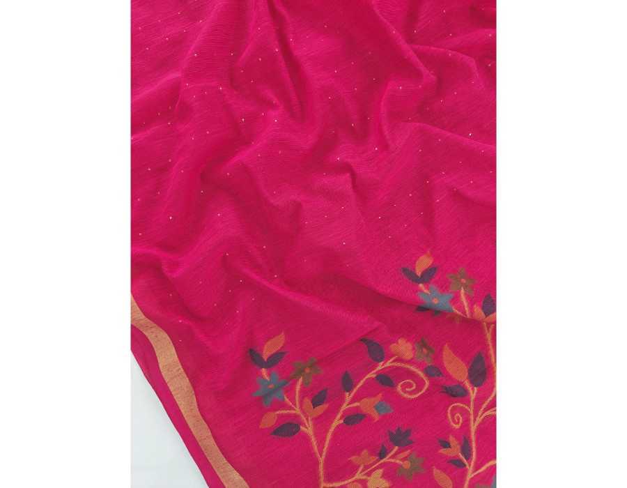 Linen Sequence Saree
