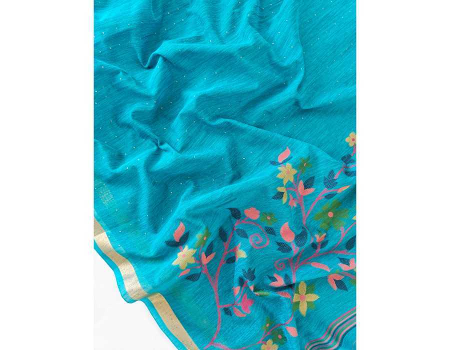 Linen Sequence Saree
