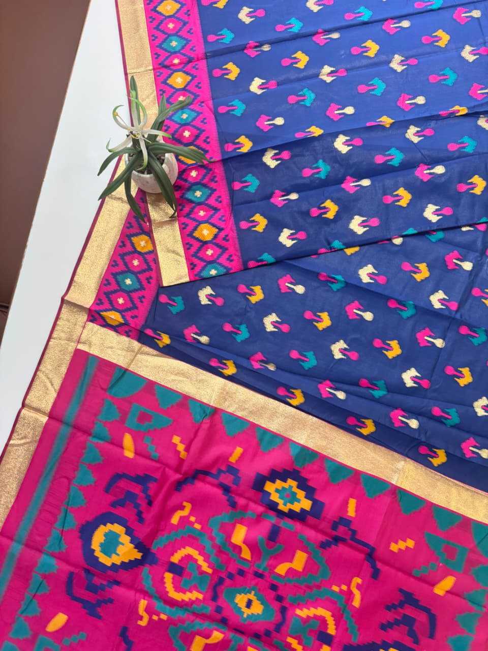 Soft Silk Ikkat Saree