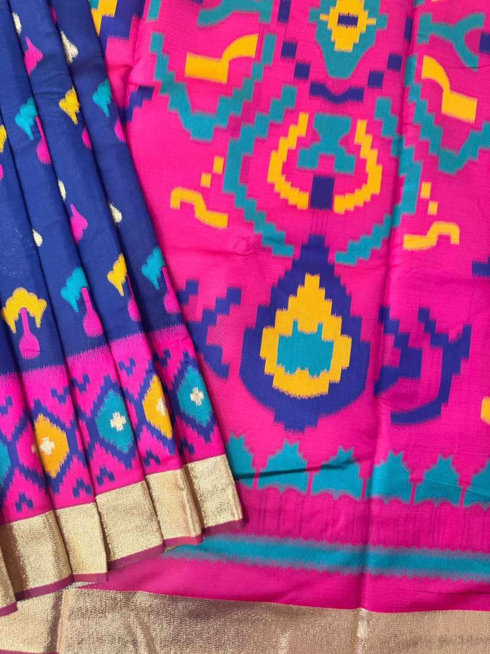 Soft Silk Ikkat Saree