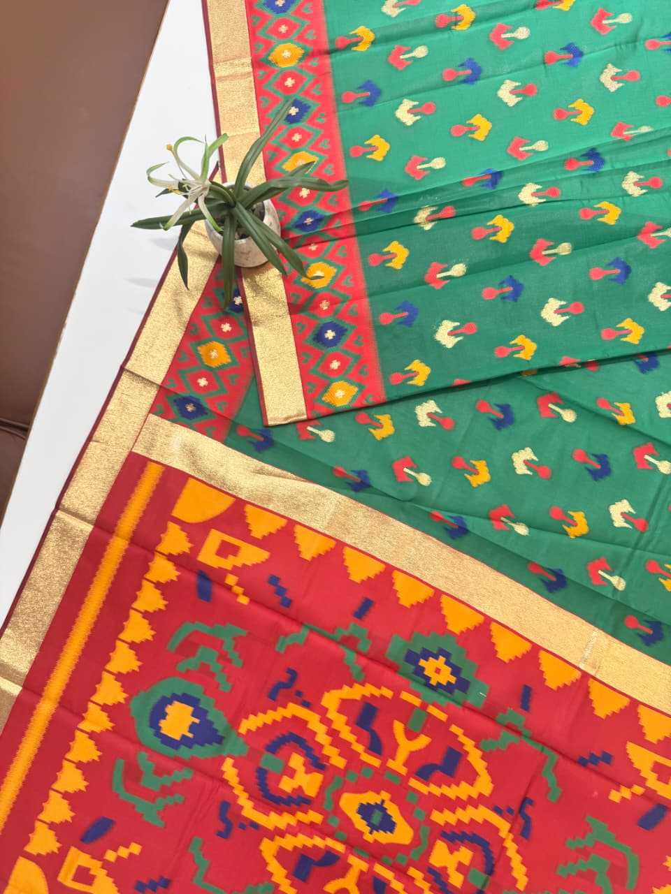 Soft Silk Ikkat Saree