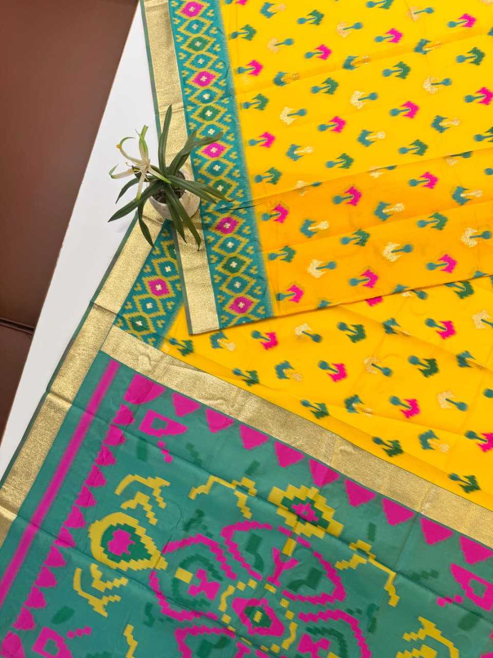 Soft Silk Ikkat Saree