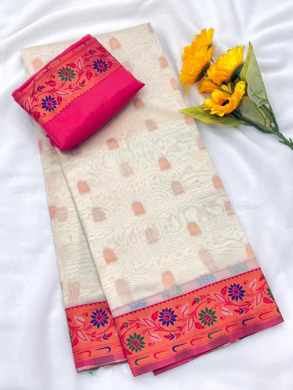 Tissue Silk Paithani Saree