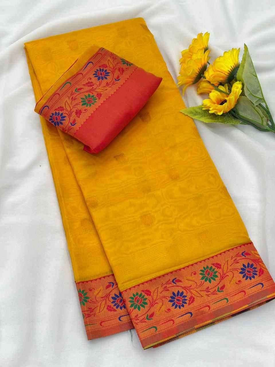 Tissue Silk Paithani Saree