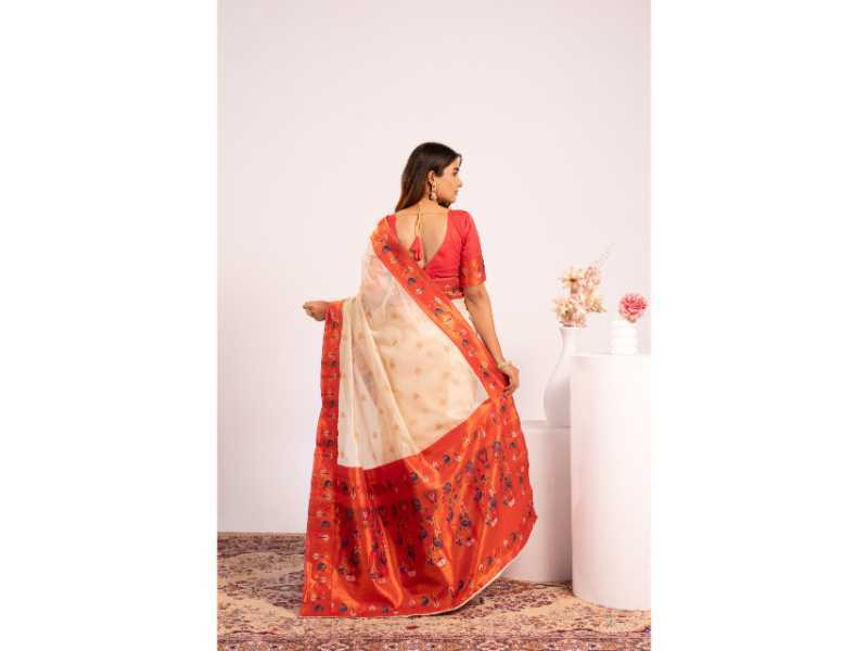 Soft Tissue Floral Saree