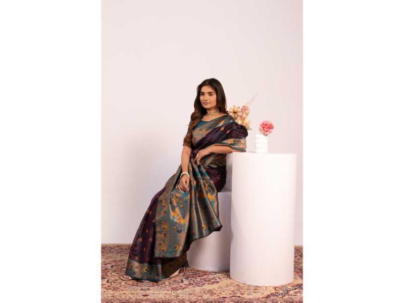 Soft Tissue Floral Saree