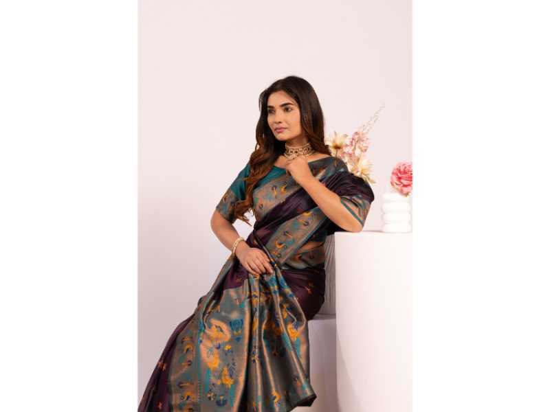 Soft Tissue Floral Saree