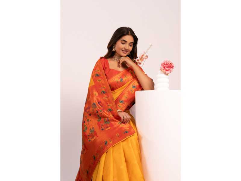 Soft Tissue Floral Saree