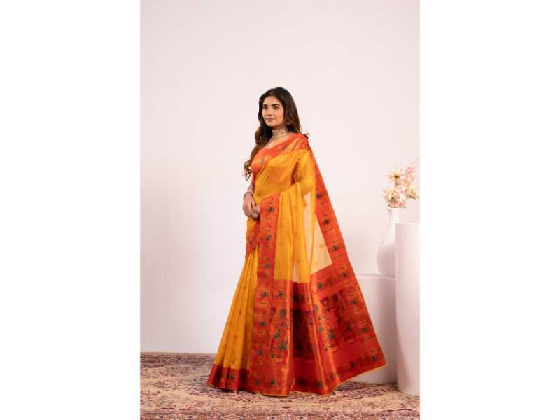 Soft Tissue Floral Saree