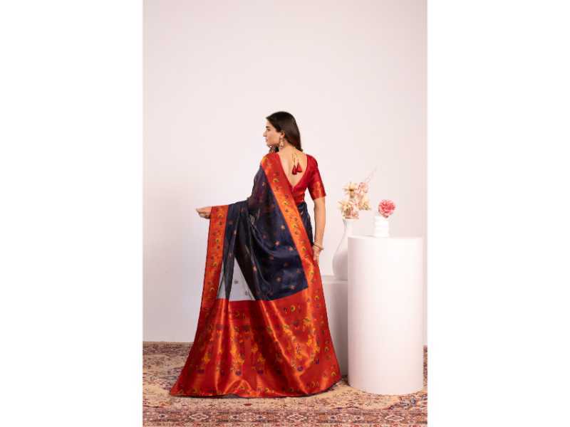 Soft Tissue Floral Saree