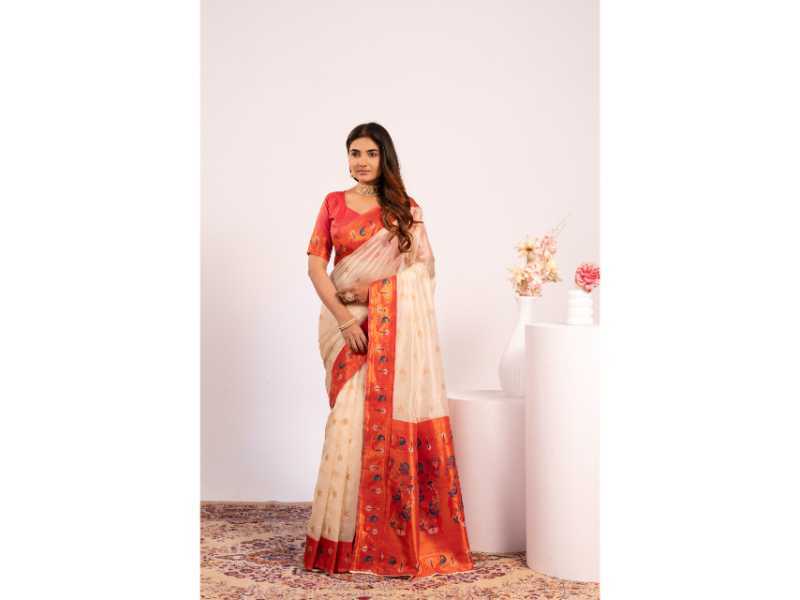 Soft Tissue Floral Saree