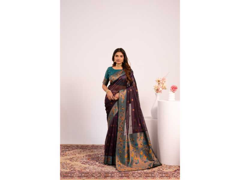 Soft Tissue Floral Saree