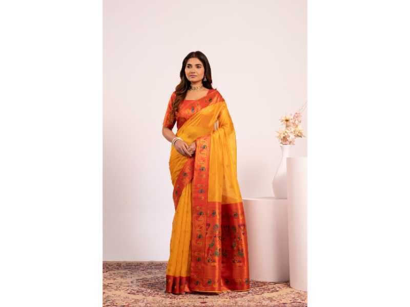 Soft Tissue Floral Saree