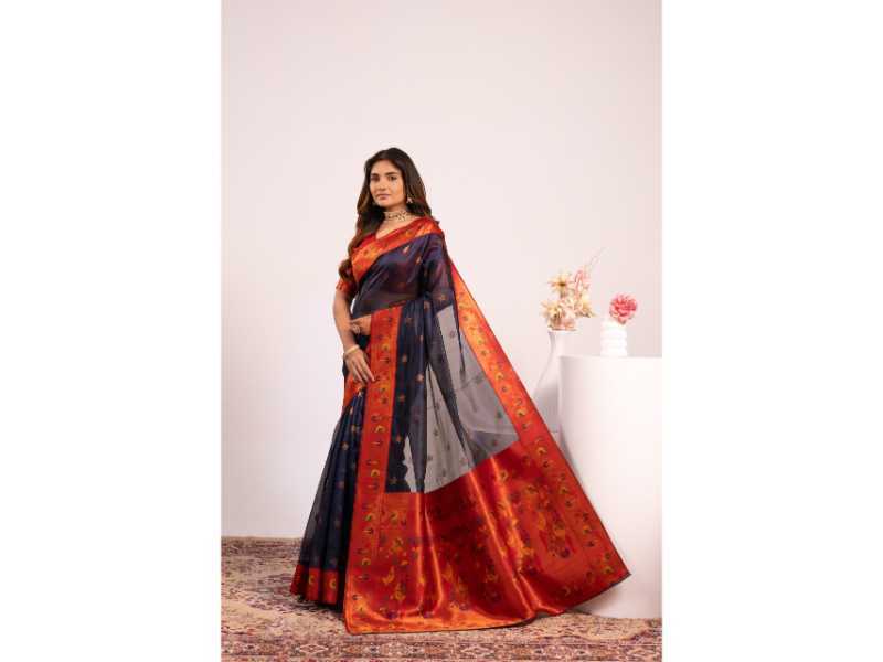 Soft Tissue Floral Saree