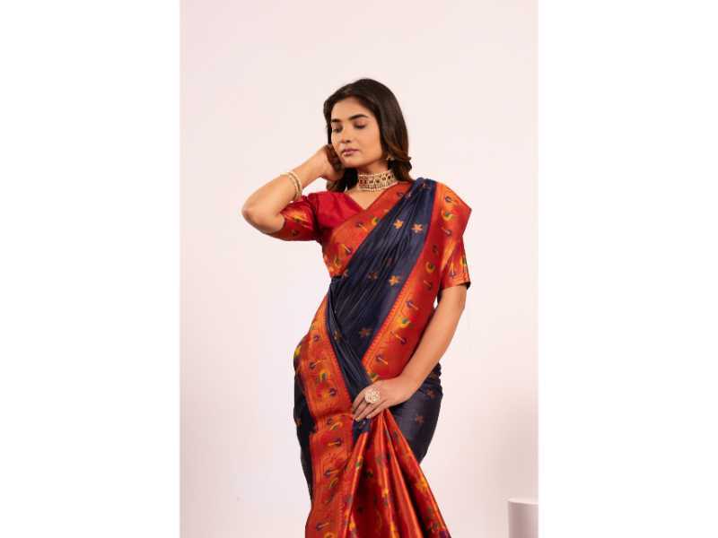 Soft Tissue Floral Saree