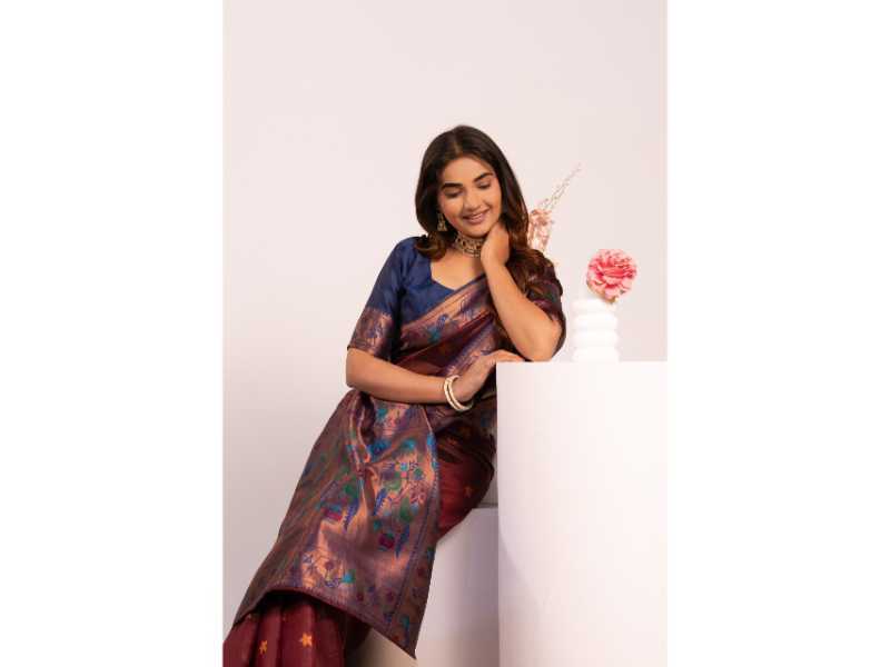Soft Tissue Floral Saree