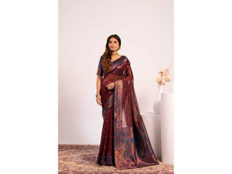 Soft Tissue Floral Saree
