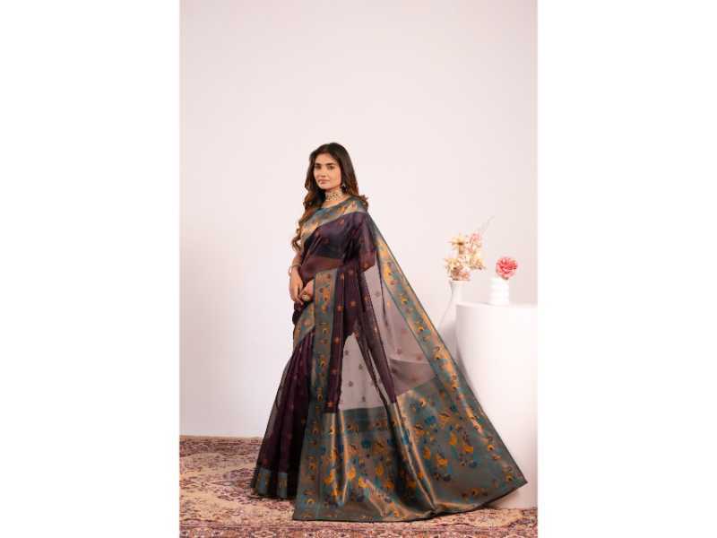 Soft Tissue Floral Saree