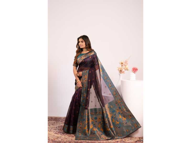 Soft Tissue Floral Saree