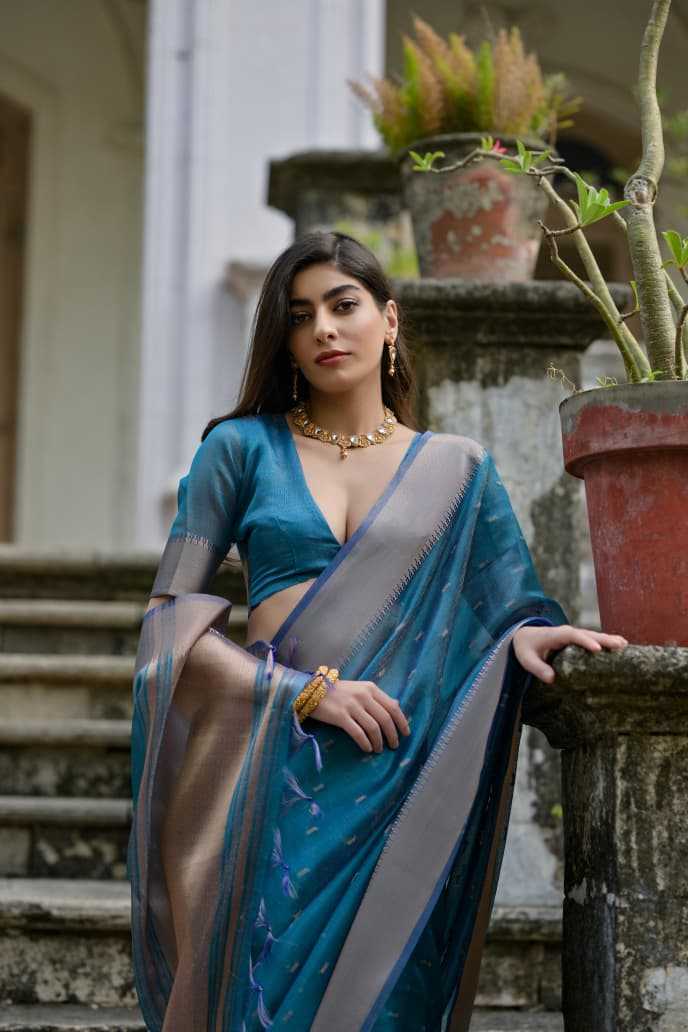 Allu Soft Silk Designer Saree