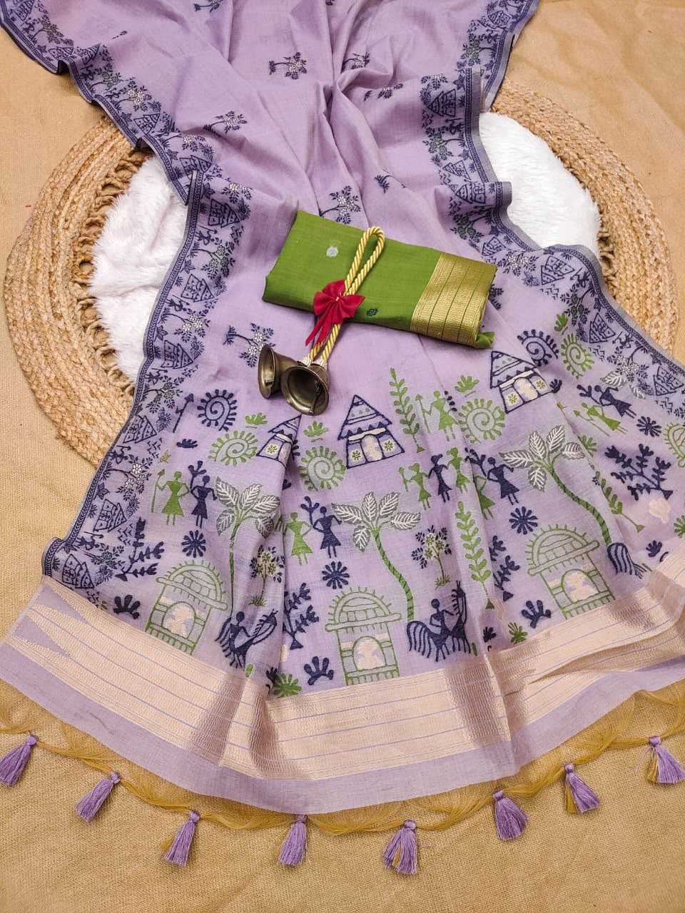 Chanderi Cotton Party Wear Saree
