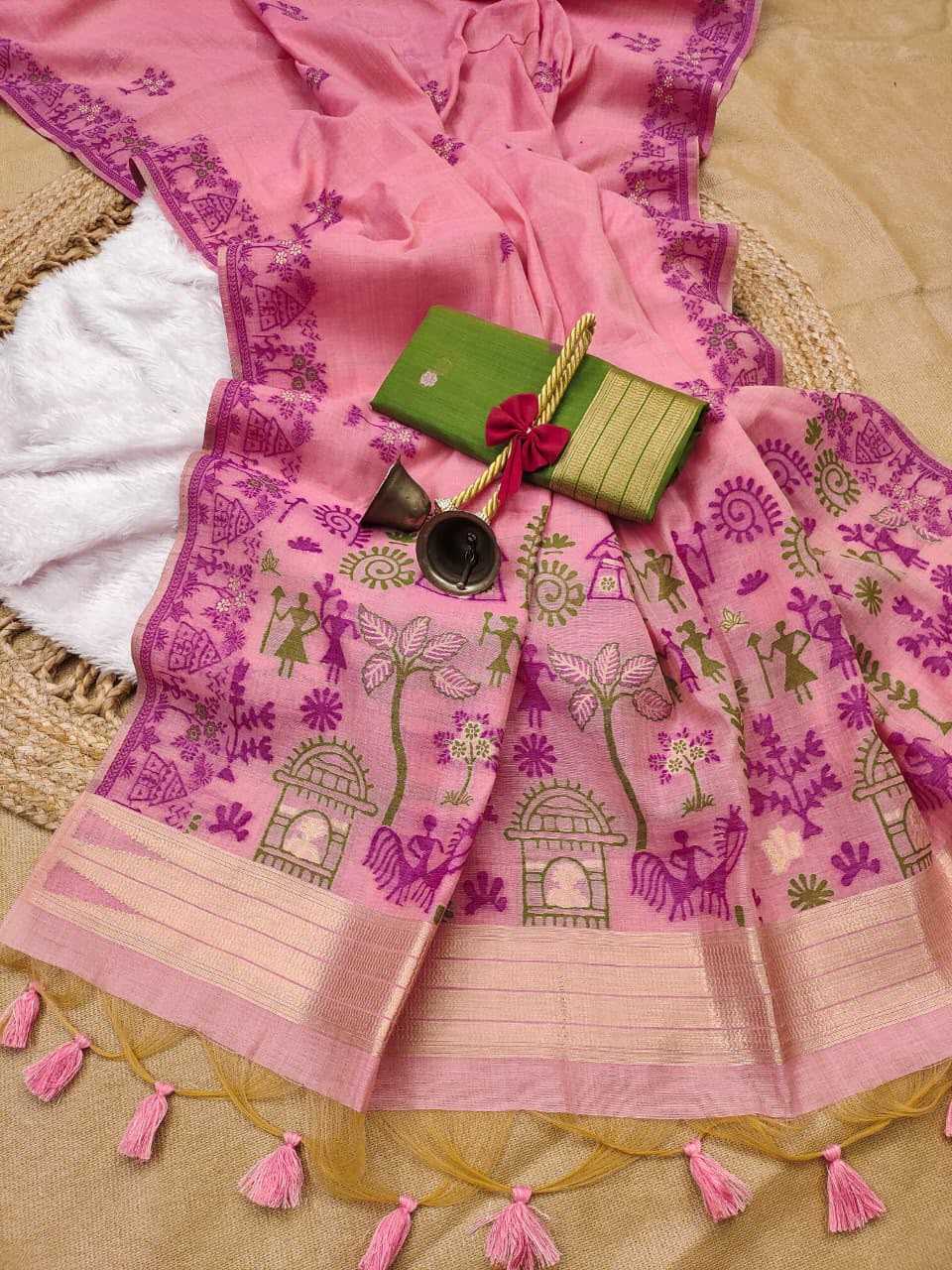 Chanderi Cotton Party Wear Saree