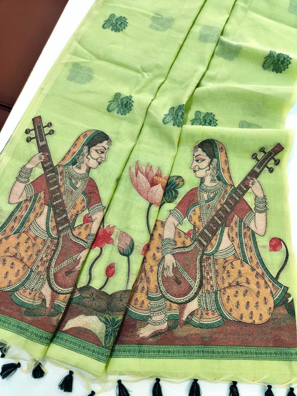 Chanderi Cotton Designer Saree