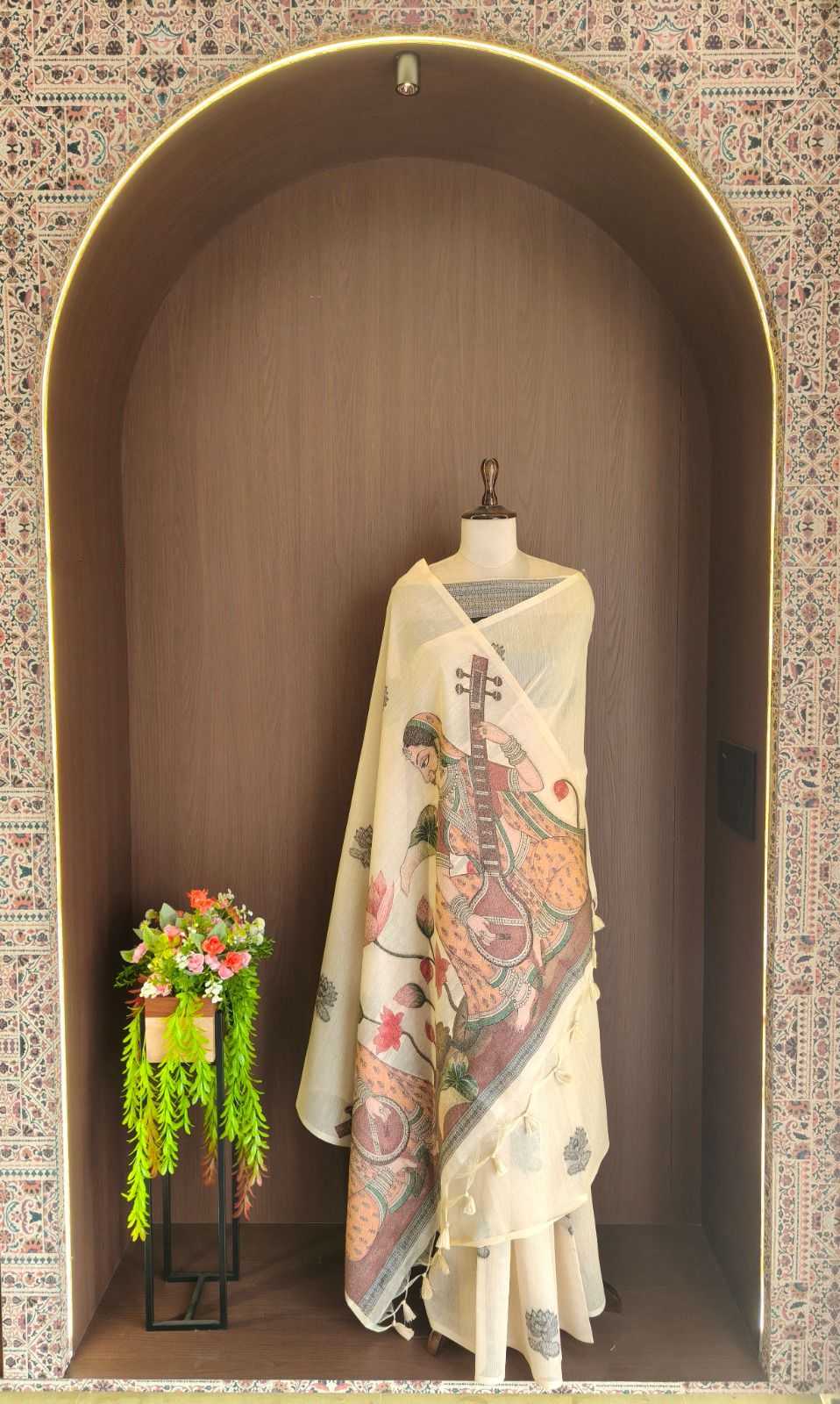 Chanderi Cotton Designer Saree