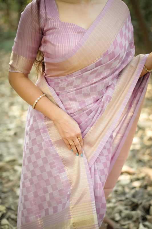 CKS Soft Silk Designer Saree