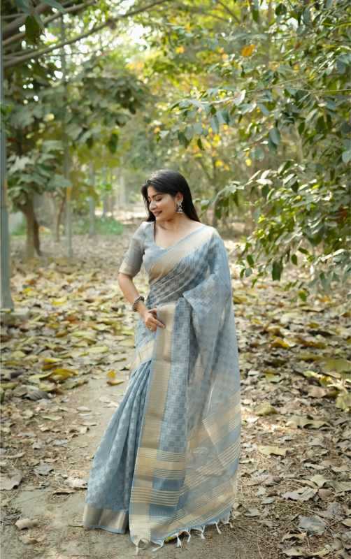 CKS Soft Silk Designer Saree