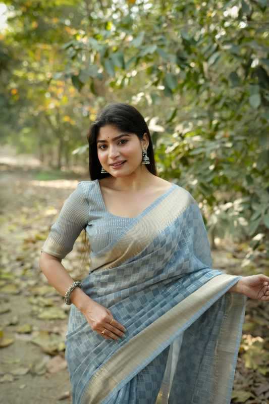 CKS Soft Silk Designer Saree