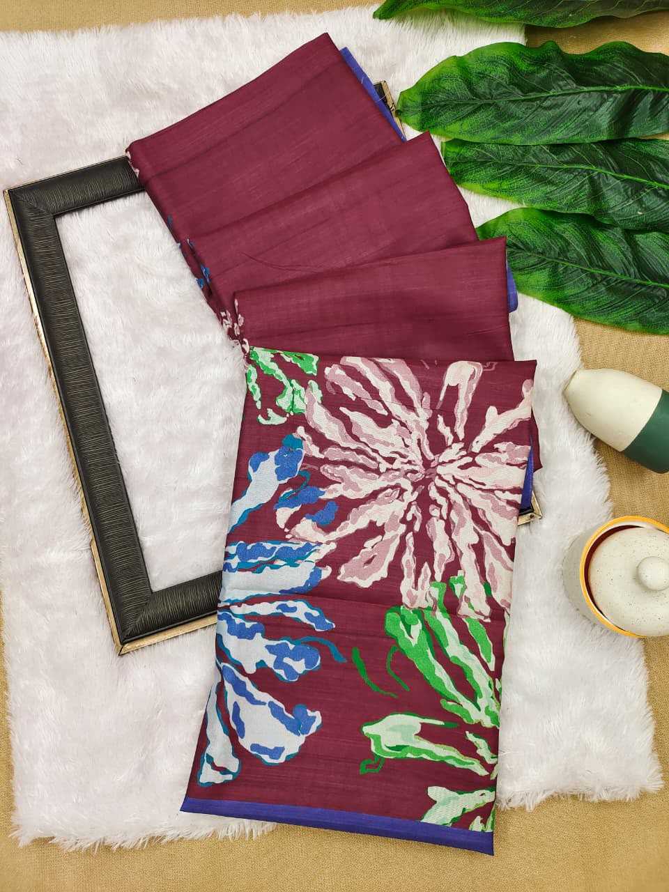 Cosmos Soft Silk Designer Saree