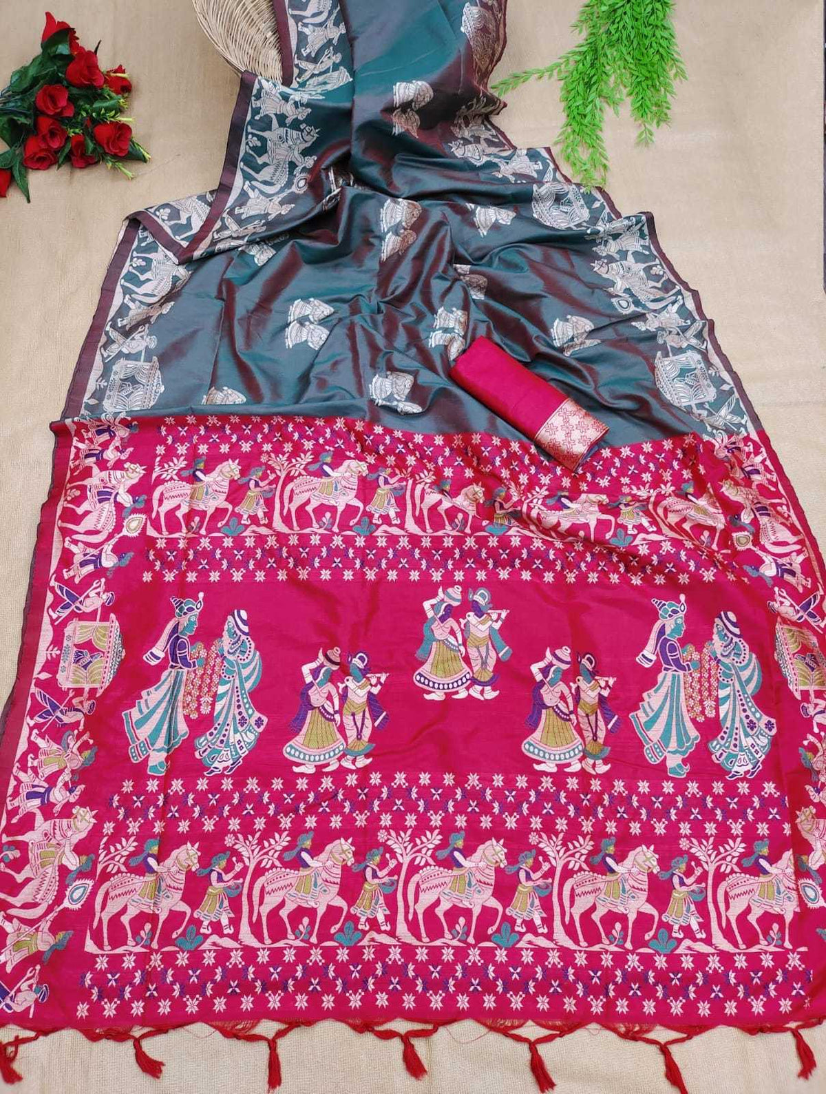 Dhanvi Soft Silk Saree
