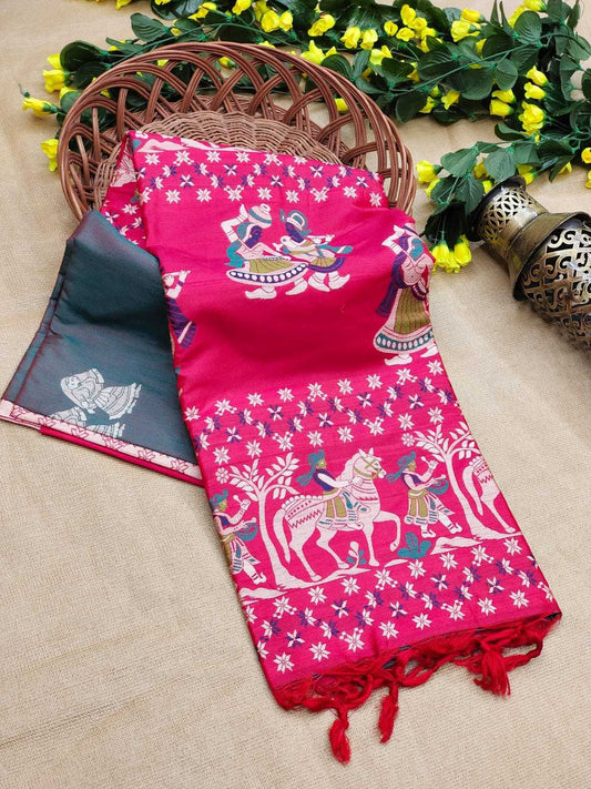 Dhanvi Soft Silk Saree