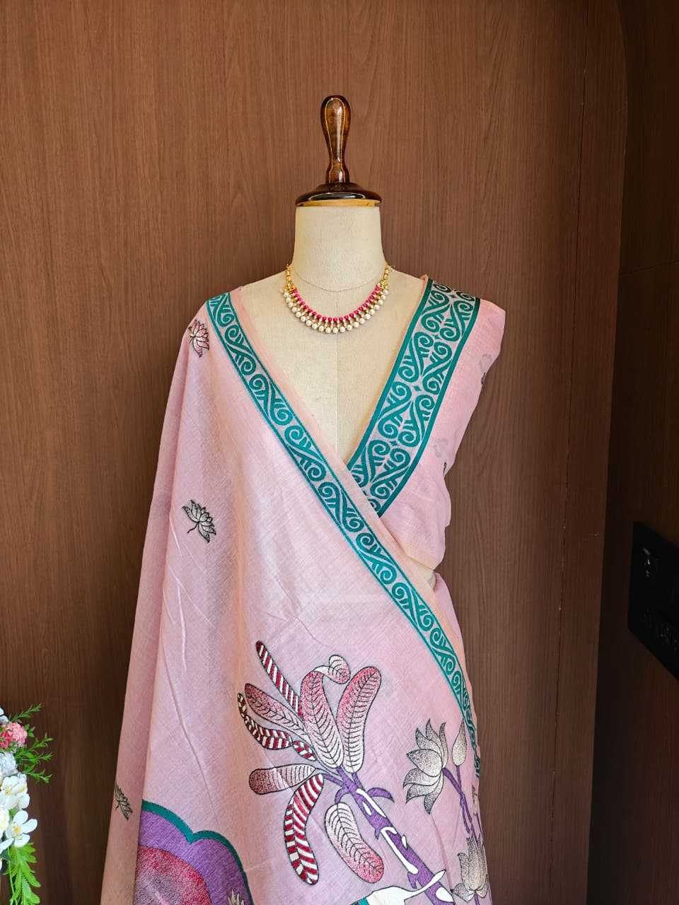 Elephant Soft Cotton Designer Saree