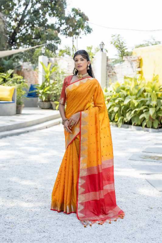 Elisha Tussar Silk Traditional Saree