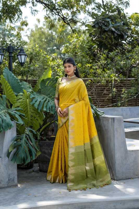 Elisha Tussar Silk Traditional Saree