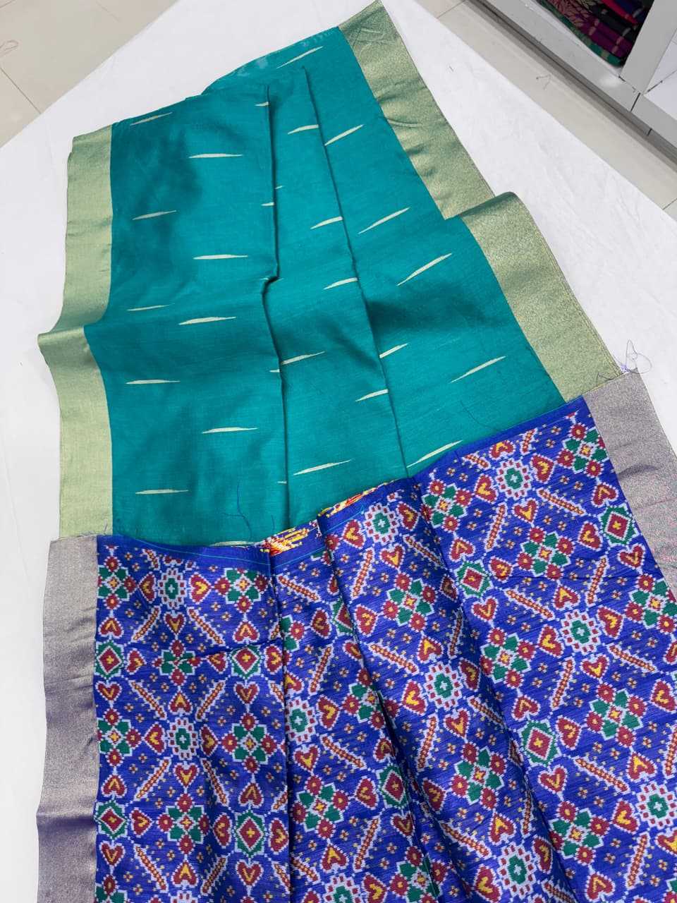 FUL Soft Silk Ikkat Saree
