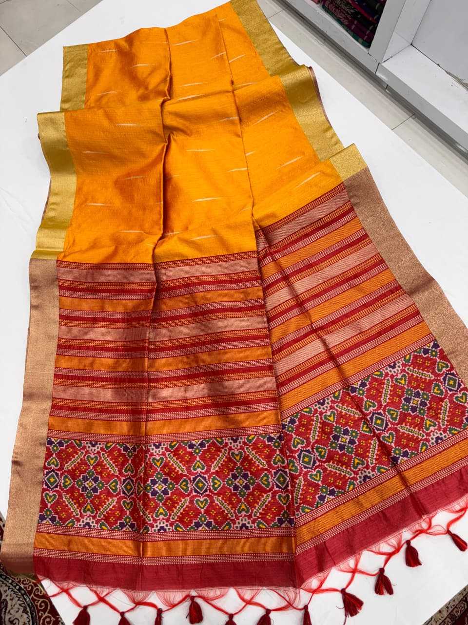 FUL Soft Silk Ikkat Saree