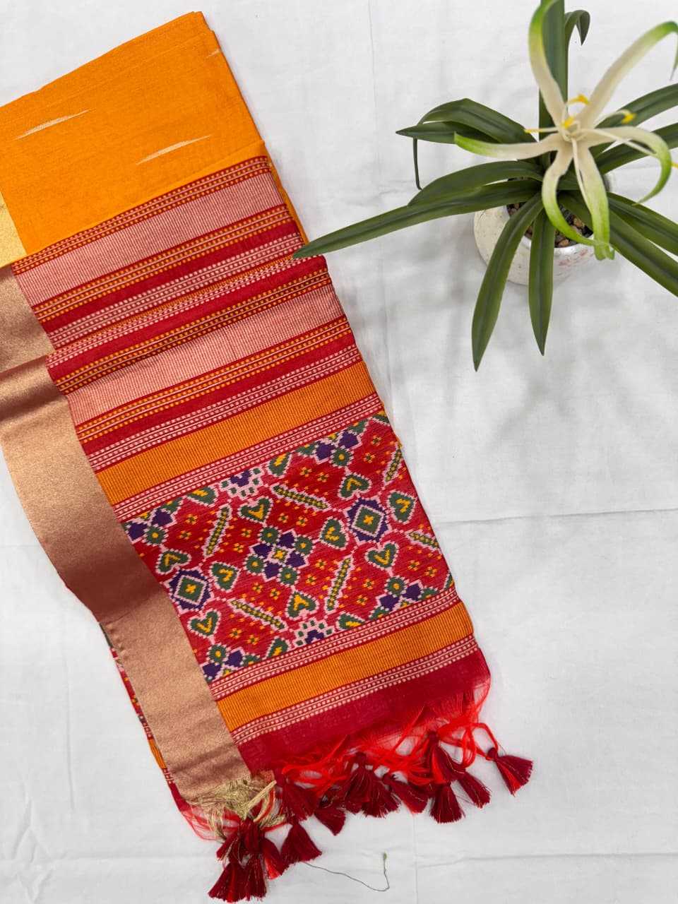 FUL Soft Silk Ikkat Saree