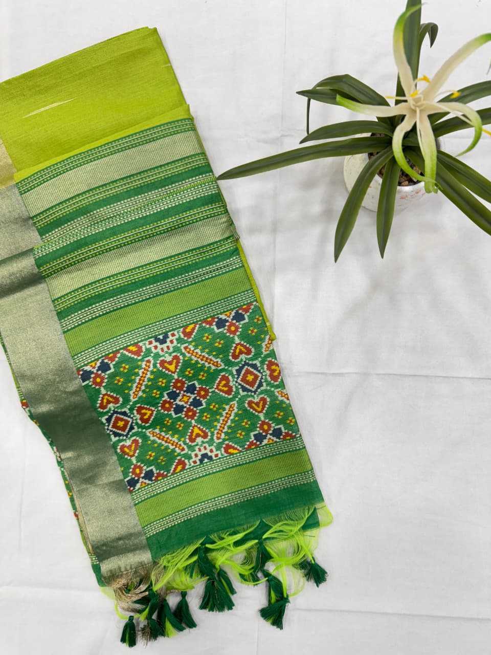 FUL Soft Silk Ikkat Saree